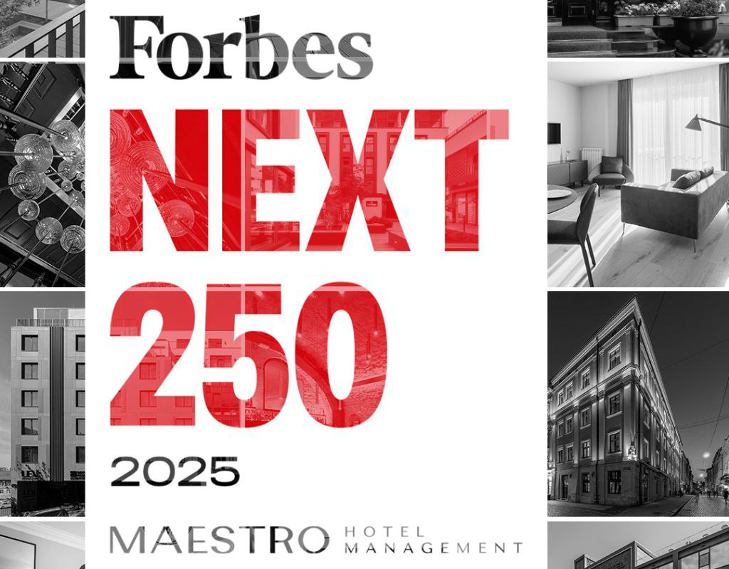 Нове покоління лідерів: Maestro Hotel Management увійшла в рейтинг Forbes Next 250