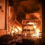 Атака на Одесу: спалахнула пожежа у складському приміщенні (фото)