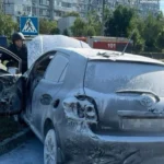 Російський дрон атакував АЗС у Запоріжжі